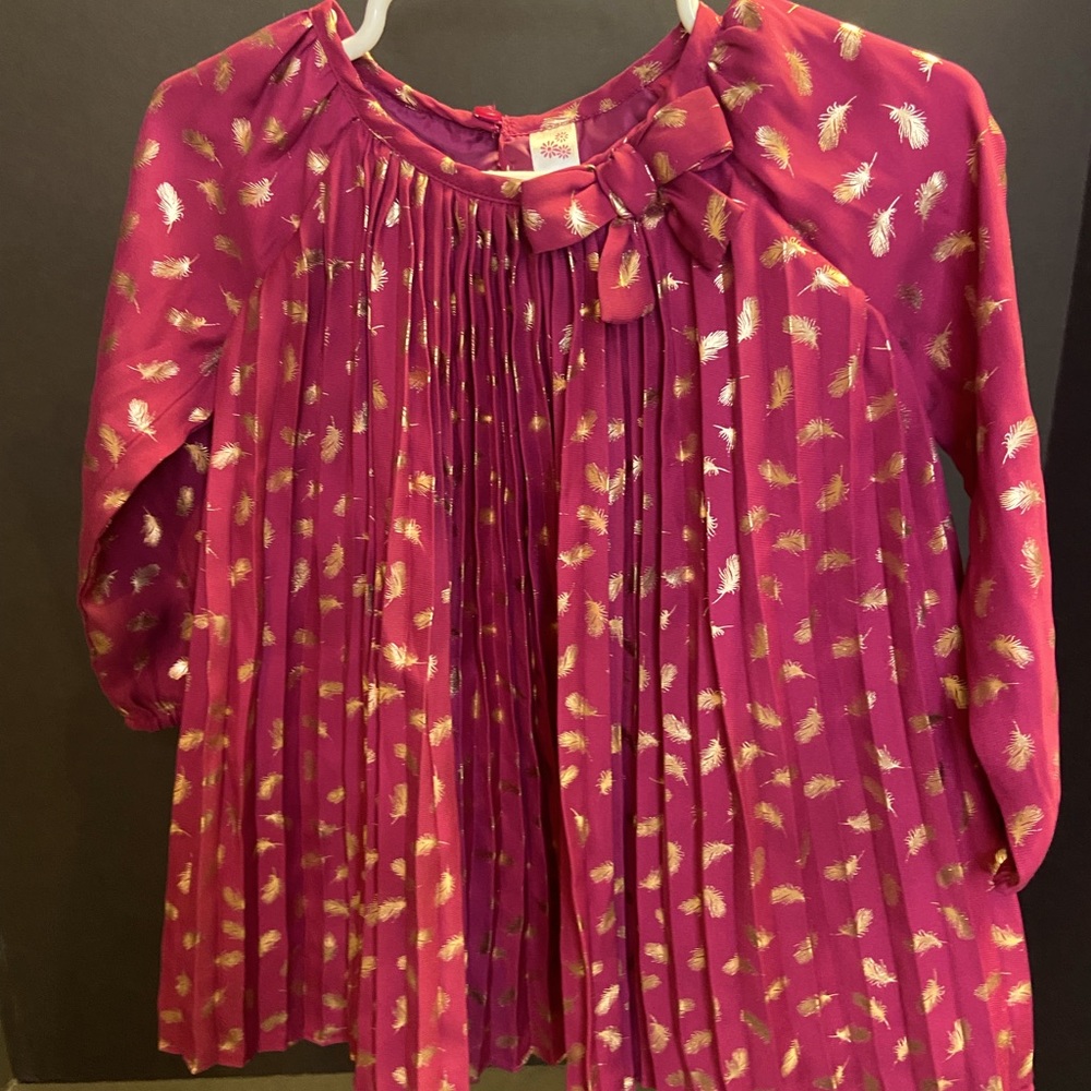 Cherokee longsleeve feather and purple baby shirt- this was worn once.